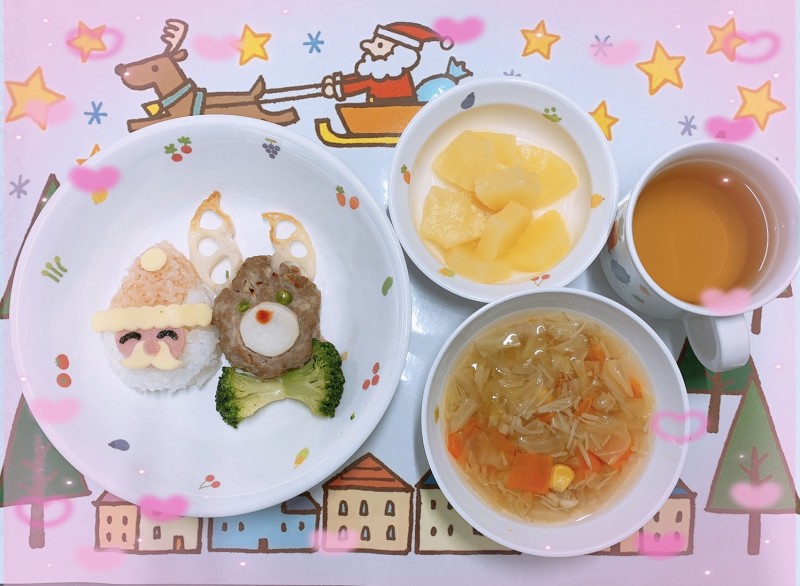 クリスマス会 Part２ お給食とおやつ 郡山安積園blog