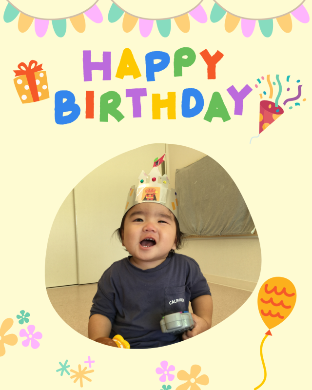 オレンジ ホワイト イエロー 誕生日 お祝い 写真 Instagramの投稿 縦 (1)