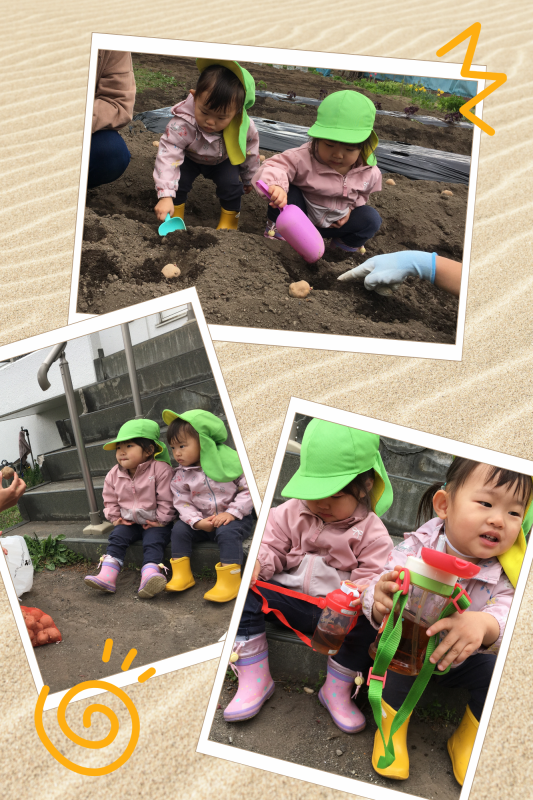 Orange Beige Green Minimalist Hello Summer Photo Collage