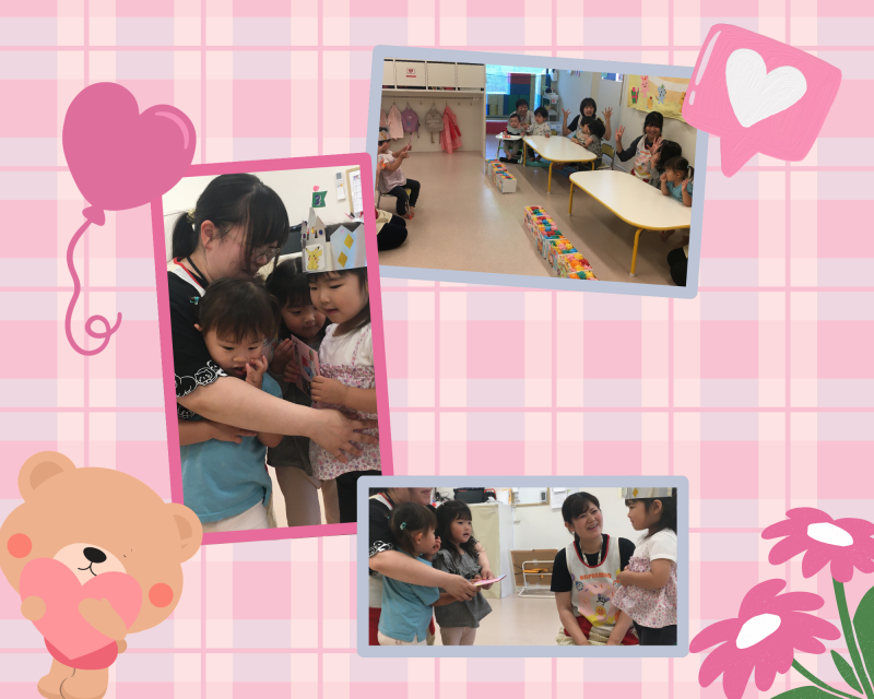 Pink and Tan Playful Cute Newborn Collage Photo Book (2)